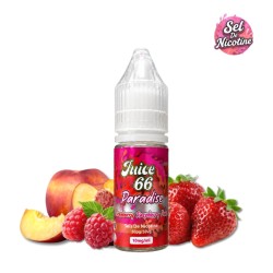 Paradise Strawberry Raspberry Peach – sel de nicotine 10 ml