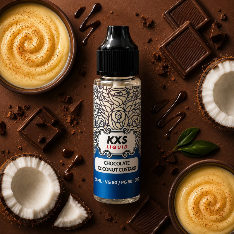 KxS Chocolate Coconut Custard – 50 ml