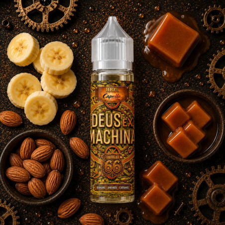 Deus Ex Machina Banane Amande Caramel – 50 ml
