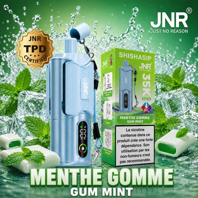 JNR Shishasip 35K – Menthe Gomme