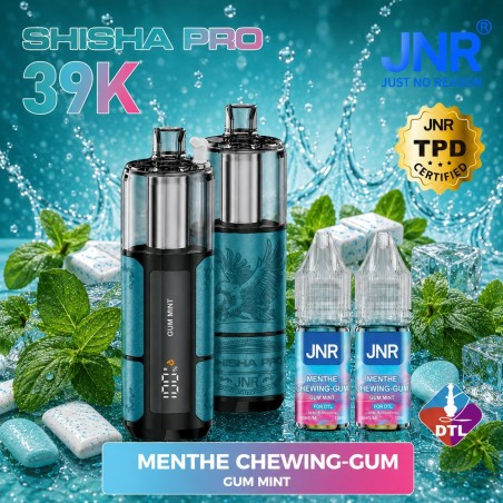 JNR Shisha Pro 39K – Menthe Chewing-Gum