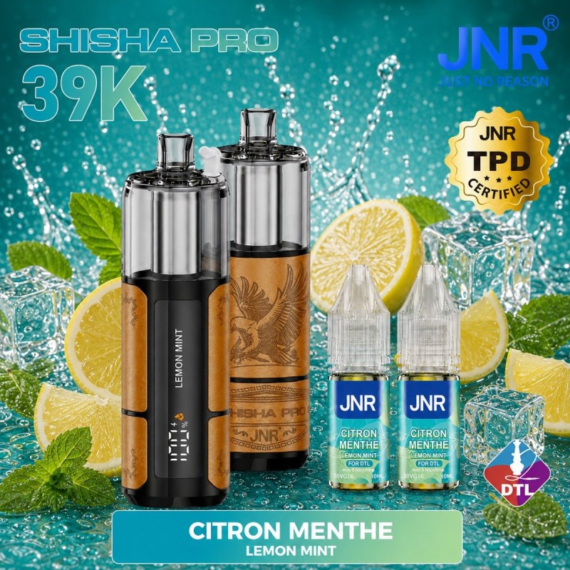 JNR Shisha Pro 39K – Citron Menthe