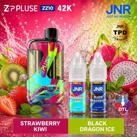 JNR Z Pulse 42K – Strawberry Kiwi + Black Dragon Ice