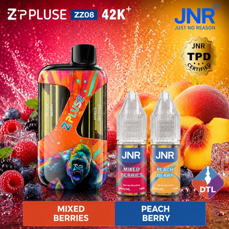JNR Z Pulse 42K – Peach Berry + Summer Peach Ice