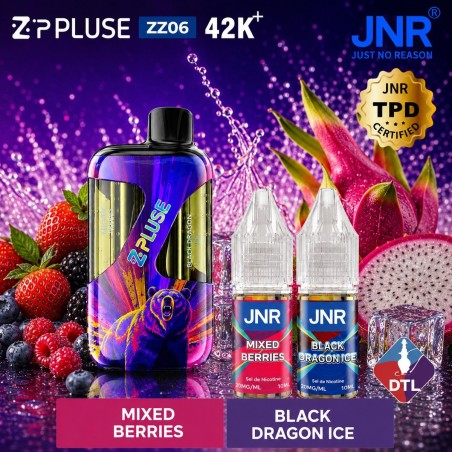 JNR Z Pulse 42K – Mixed Berries + Black Dragon Ice