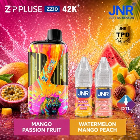 JNR Z Pulse 42K – Mango Passion Fruit + Watermelon Mango Peach
