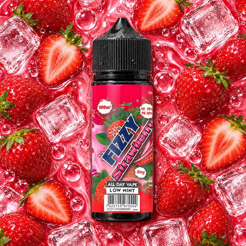 Fizzy Strawberry – 100 ml