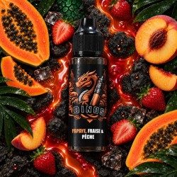 Dinos Papaye Fraise Pêche – 100 ml