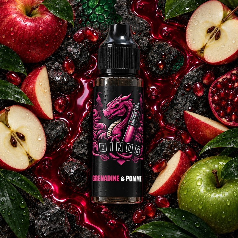 Dinos Grenadine Pomme – 100 ml