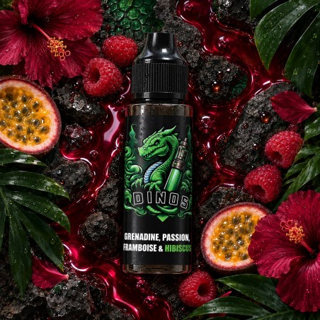 Dinos Grenadine Passion Framboise Hibiscus – 100 ml
