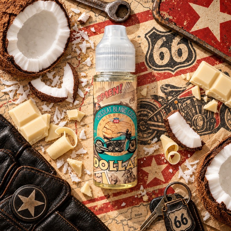 Dollar Chocolat Blanc Coco – 50 ml